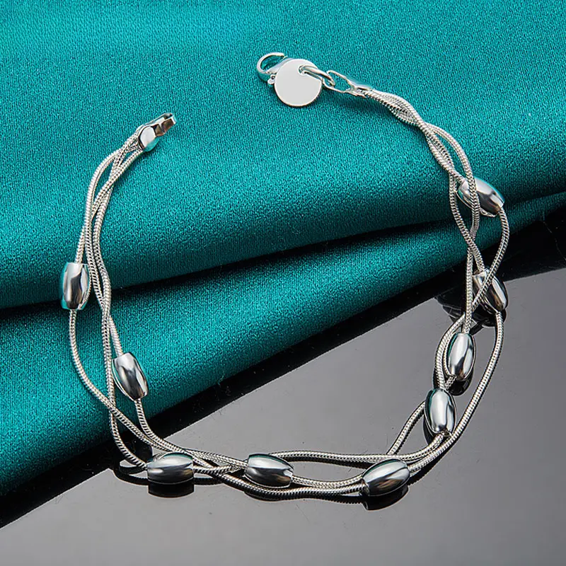 Multi Layers Thin Chain Bracelet - Image 3