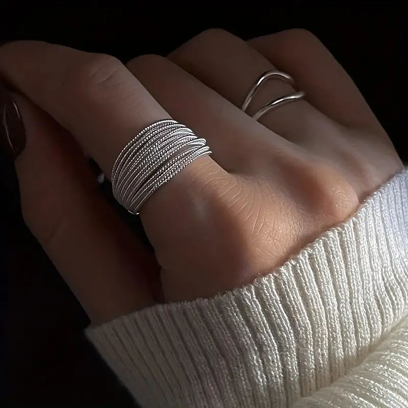 Opening Adjustable All-match Ring - Image 7